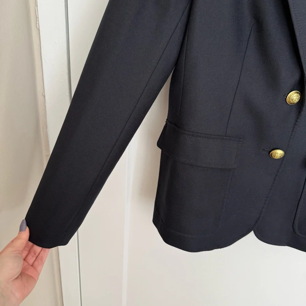 J. Crew - Rhodes Blazer in Italian wool - Navy - Picture 5 of 16